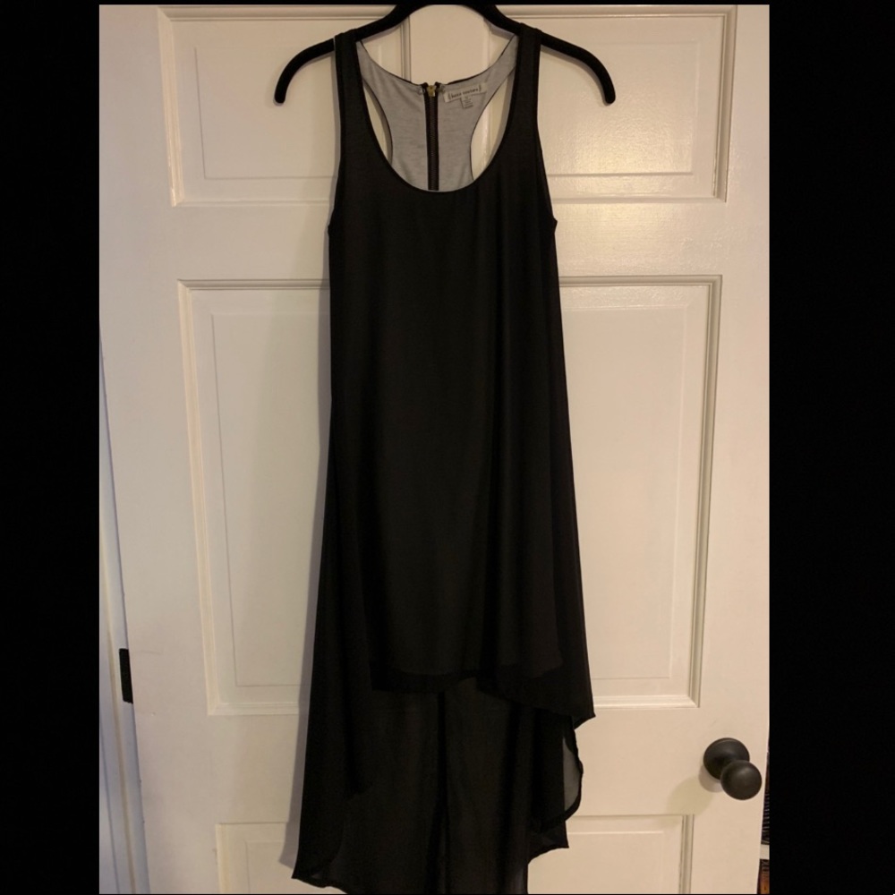 Black Low to High Dress
